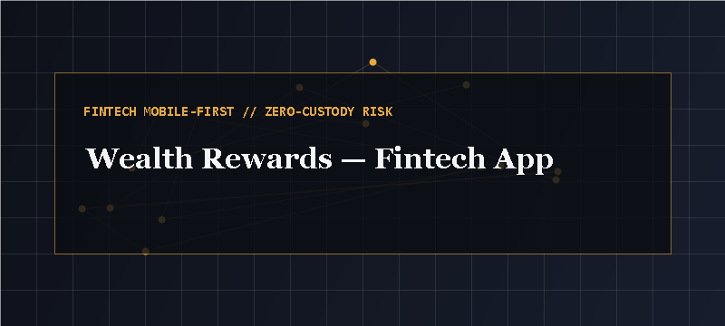 Wealth Rewards - Fintech App Banner